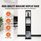 Foldable 4-Tier Magazine Display Rack with Carrying Bag, 4 Pockets